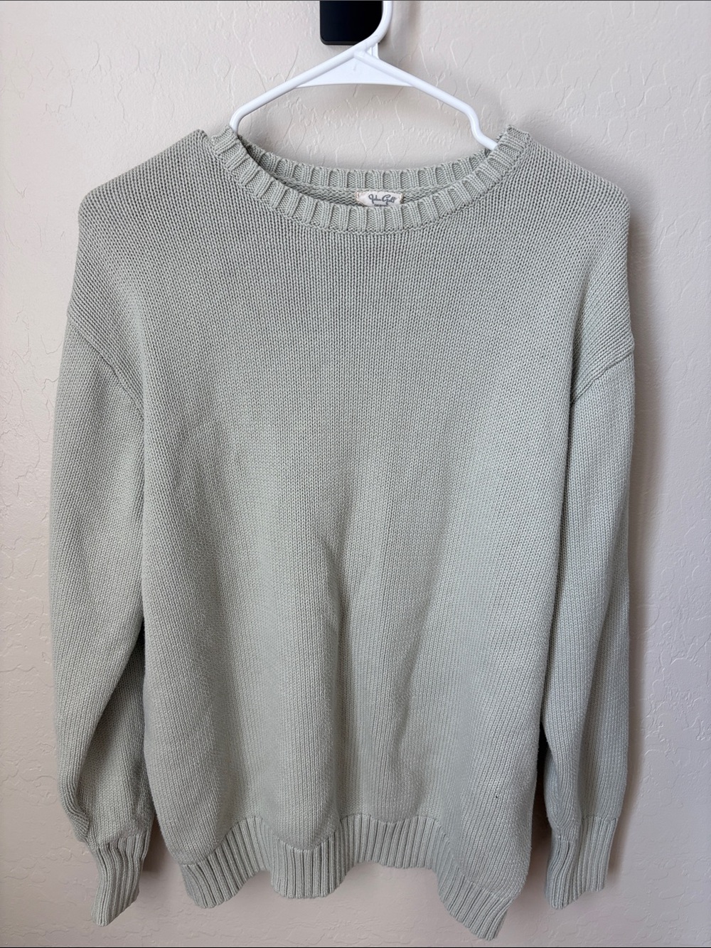 Brandy Melville/ J Galt Sage Green Crewneck Sweater - Relaxed Knit